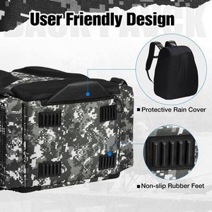 Échantillon gratuit : Sac de pêche à bandoulière avec 3600 compartiments pour matériel, sac à dos de pêche personnalisable avec porte-canne - Product Image 5