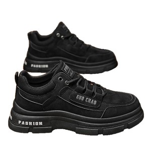 Chaussures de course pour hommes en <span class=keywords><strong>cuir</strong></span> PU, antidérapantes, plates, confortables, respirantes, style tendance, grandes tailles - Product Image 4