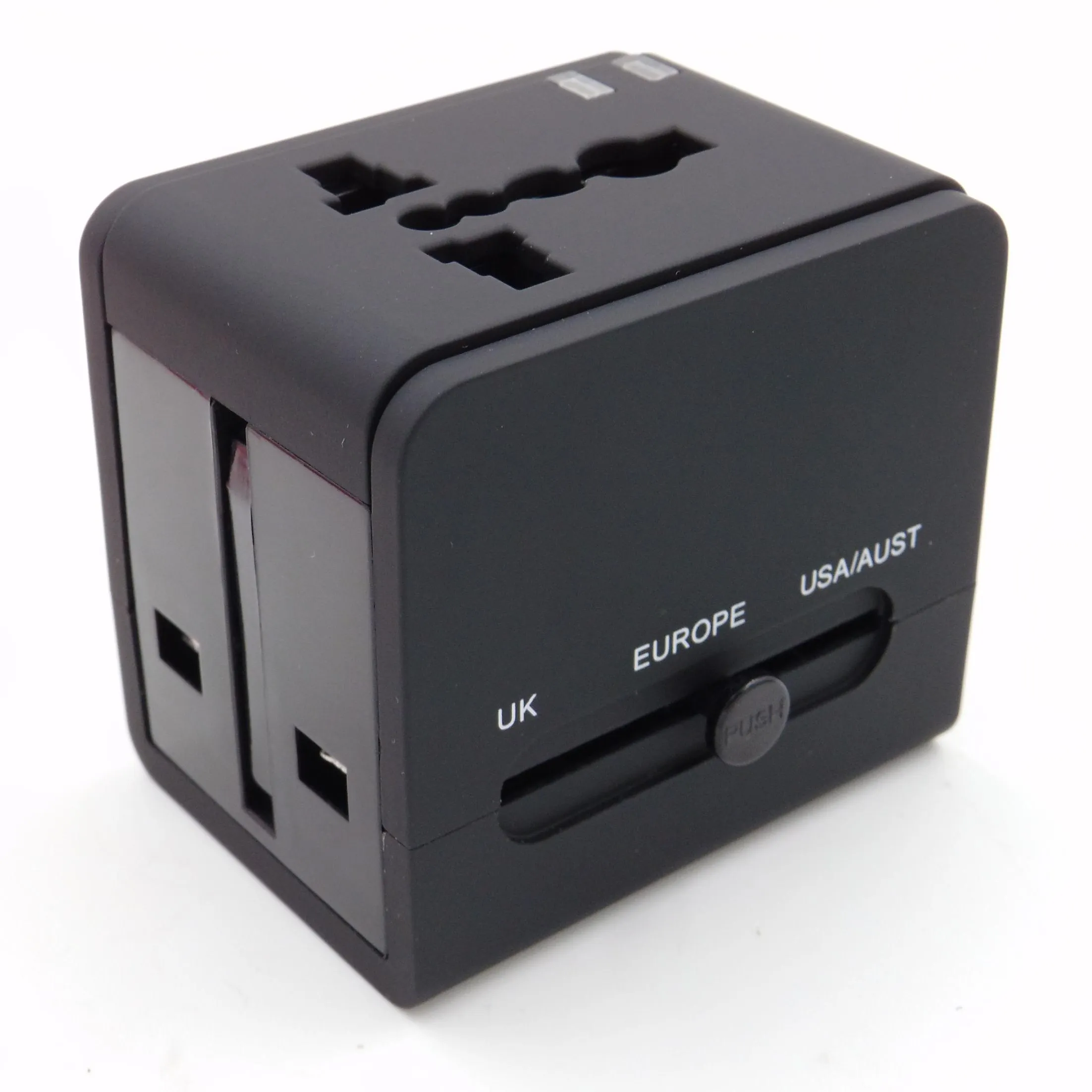 International All In One Worldwide Travel Adapter Lader Stekker Met Dual Usb