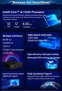 Trong Kho giá rẻ Intel Core I5-1334U NUC mini máy tính Windows10 11 Dual DDR4 64GB wifi6 bt5.2 10 Core 12 chủ đề Mini PC - Product Image 3
