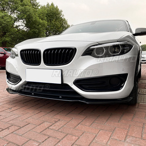 Front Bumper Lip for BMW 2 Series F22 F23 220i 225i 228i 2014-2019 Base Model Splitter Diffuser Spoiler Carbon Fiber Look - Product Image 6