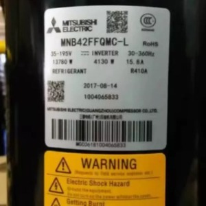 คอมเพรสเซอร์ทำความเย็น HYZL รุ่น MNB42FFDMC-L ใช้สารทำความเย็น R410A สำหรับเครื่องปรับอากาศและห้องเย็น - Product Image 3