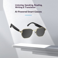 Lunettes de soleil intelligentes multifonctionnelles à IA, écouteurs de traduction portables, appels mains libres fluides pour les trajets quotidiens et le tourisme