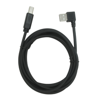 Câble de données USB A mâle vers USB B mâle à angle droit de 90 degrés pour imprimante, scanner, fonction de transfert de données
