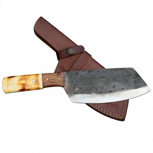 Custom Wholesale High Quality Damascus Steel Handmade Ambidextrous Traditional Cleaver <b>Knives</b> Wood Handle 8-9.9in Blade Kitchen - Product Image 2