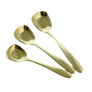 Juego de Cuchara y Tenedor de Miel de Acero Inoxidable 304 Chapado en Oro con Logotipo Personalizado al por Mayor para Proveedores de Artículos de Cocina y Marcas de Regalos - Product Image 5