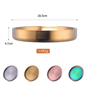 304 vassoio ghiaccio <span class=keywords><strong>in</strong></span> acciaio inox monouso <span class=keywords><strong>in</strong></span> metallo Sashimi pesce piatto giapponese pesce ghiacciato piatto di <span class=keywords><strong>salmone</strong></span> pieno d'acqua per feste - Product Image 5