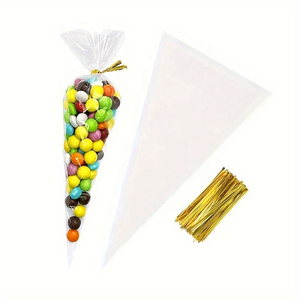 24 Inch Gravure Printed PE Side Gusset <b>Bags</b> Clear Disposable Thickened Non-Slip Piping <b>Bags</b> for Baking Decorating Desserts Cakes - Product Image 6