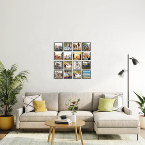 6 pcs Pack Nouvelle Version Mixtiles 8x8 pouces Cadres Photo Restickable avec bandes de retrait sur le dos - Product Image 3