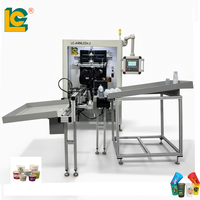 Machine d'impression sérigraphique multi-couleurs entièrement automatique LC pour gobelets à thé au lait avec durcissement UV haute vitesse et capteur de couleur