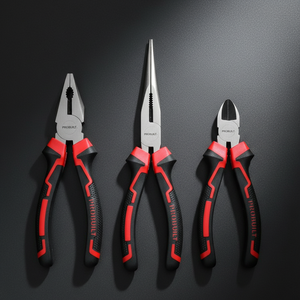 Chrome Vanadium Hand Tools 6" 7" 8" <strong>Needle</strong> <strong>Nose</strong> Diagonal Cutter Combination Multi-function <strong>Pliers</strong> for Basic Repairs - Product Image 1