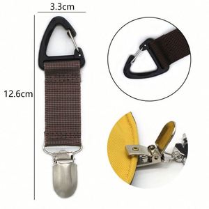 Vente en gros, Meilleures ventes : Clip de chapeau, Cordon anti-perte couleur unie, Porte-clés multifonctionnels promotionnels portables, Mousquetons - Product Image 3