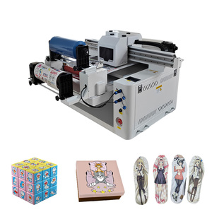 6080 cuộn để phẳng UV phun máy in nhãn cho nhựa thủy tinh thẻ acrylic với mực ăn được tự động tốc độ cao màn hình cảm ứng - Product Image 6