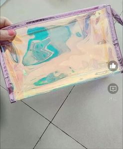 กระเป๋าใส่เครื่องสำอางแบบใส ตัวอย่างฟรี  กระเป๋าจัดระเบียบเครื่องสำอาง PVC กันน้ำ  กระเป๋าพลาสติกใส่เครื่องสำอางพร้อมซิป - Product Image 2