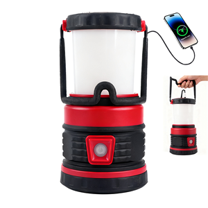 Lampada da campeggio ricaricabile portatile, 3600mAh, 5 modalità, adatta per attività all'aperto come interruzioni di corrente, campeggio ed escursionismo - Product Image 1