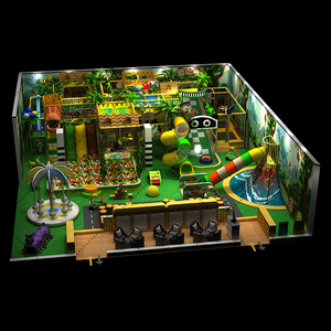 Ensemble d'équipements de jeux intérieurs avec aire de jeux souple et panier de basket pour centres commerciaux, écoles et maisons - Robuste et personnalisable - Product Image 2