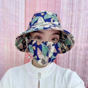 Bucket Hat Canvas Sun Protection Summer Outdoor Unisex Casual Style - Product Image 5