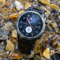 Montre connectée AGM W1 Pro OEM GPS avec cartes hors ligne, écran AMOLED 1,43 pouces, appels, suivi d'activités de plein air, longue durée de vie de la batterie, IP69K