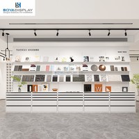 Étagère murale inclinée pour présentation d'échantillons, support de stockage métallique pour exposition