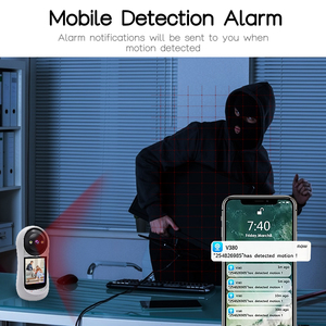 V380proCámara de seguridad para videollamadas de dos vías con pantalla para el cuidado de ancianos y niños que llaman a casa mini cámara WiFi de 3mp - Product Image 5