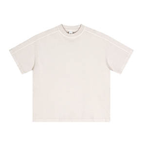 2025 Primavera/Verano Última Retro Lavado Patchwork Top de manga corta - Product Image 1