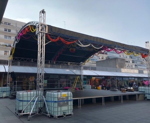 โครงสร้างอลูมิเนียมสำหรับติดตั้งลำโพง LED สำหรับงานแสดงดนตรีกลางแจ้ง บาร์ งานอีเว้นท์ และเต็นท์งานแสดงสินค้า - Product Image 5