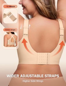 Reggiseno Senza Ferretto Bell-fenny, Supporto Quotidiano, <span class=keywords><strong>Push</strong></span>-<span class=keywords><strong>up</strong></span>, Copertura Totale, Senza Cuciture, Taglie Forti, OEM ODM - Product Image 4