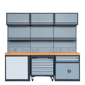 Tùy Chỉnh OEM/ ODM Nhiệm Vụ Nặng Nề Công Cụ Tủ Nhà Để Xe Tủ Thiết Lập Làm Việc Băng Ghế Dự Bị Nhà Để Xe Với Máy Trạm Lưu Trữ Công Cụ Tổ Chức - Product Image 1