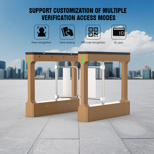 Hcw hệ thống kiểm soát truy cập máy quét mã vạch tốc độ cổng quay đầu đọc mã qr cửa xoay cho công trường xây dựng - Product Image 4