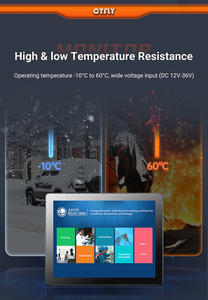 <span class=keywords><strong>Monitor</strong></span> LCD Industri Layar Lebar 10.1 Inci Resolusi 1280*800 dengan Casing Aluminium, Layar Sentuh Kapasitif, Input HD-MI/VGA, DC24V - Product Image 5