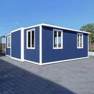 Maisons préfabriquées modernes de luxe en acier, kit de maisons préfabriquées en conteneurs, petite maison portable, salon, chambre à coucher, appartement - Product Image 1