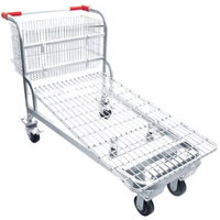 Chariot plat de cargaison de marchandises d'Ownace avec cinq roues utilisées pour le camion de palette manuel d'outils de manutention d'entrepôt fabriqué en Chine