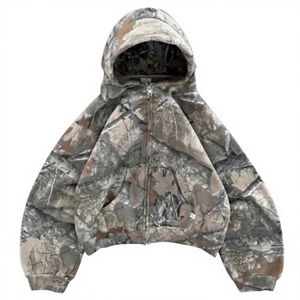 Sudadera con Capucha Gris para Hombre, Estilo Clásico, con Logotipo Bordado, Cuello en V, 100% Algodón, Transpirable, para Otoño - Product Image 1