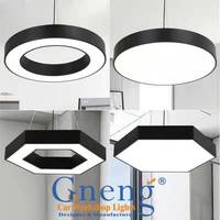 Lampe commerciale 100 mm de large LED Lumière de plafond Lumière LED de bureau Garage Lampe hexagonale LED Barre lumineuse LED