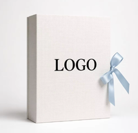 Boîte cadeau de luxe personnalisée pour mariage/anniversaire, boîte en carton avec couvercle et fond, avec fenêtre