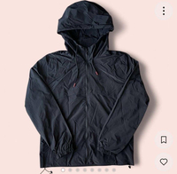 Diseño personalizado de los hombres al aire libre deporte cortavientos chaqueta con capucha impermeable cremallera completa pista estilo casual al por mayor
