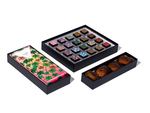 Sô cô la Hộp Quà Tặng thực phẩm sang trọng bao bì hộp vàng với chèn/Fancy Cookie BONBON kẹo ngọt hộp giấy tùy chỉnh thiết kế - Product Image 2