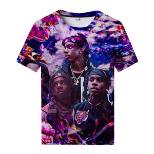 เสื้อยืดโปโล G พิมพ์ลายสำหรับฤดูร้อน,เสื้อลำลองพิมพ์ลายแขนสั้นคอกลมสำหรับผู้ชายแฟชั่นปี3D - Product Image 6