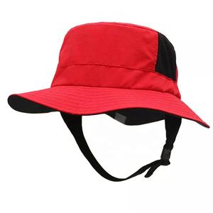 Maille de plage respirante Sun UPF50 + été ceinture de pêche en plein air menton réglable logo pêcheur Sports aquatiques chapeaux seau unisexe - Product Image 5