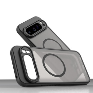 Pour Google Pixel 10 10 Pro XL <span class=keywords><strong>9</strong></span> PRO 9A <span class=keywords><strong>antichoc</strong></span> TPU PC glaçage peau mate Texture Anti empreintes digitales Anti jaunissement étui - Product Image 1