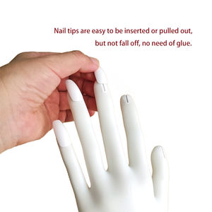 ציפורן תרגול הידיים עבור מניקור אקריליק מניקור יופי כלים מזויפים הידיים שלך מזויף טק סיליקון תרגול יד - Product Image 3