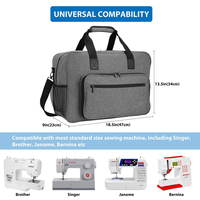 Sac de transport pour Machines à coudre, mallette de transport, fourre-tout universel avec plusieurs pochettes de rangement, pour la plupart des Machines Standard, 1 unité