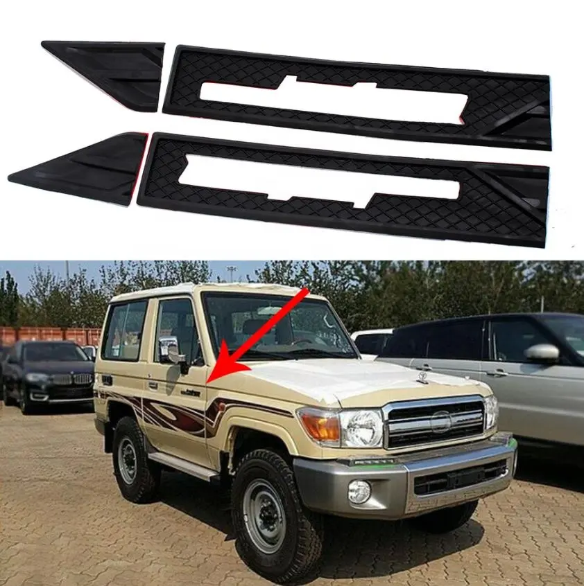 Car kit Side Mark trim Body Fender Sticker per Toyota Land Cruiser LC70 LC76 LC78 LC79 LC71 FJ70 FJ76 Logo Frame Cover