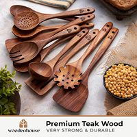 Ensemble d'ustensiles de cuisine en bois 10 pièces avec support en céramique, spatules en bois, ustensiles de cuisson en bois naturel de qualité alimentaire, fournisseur en gros