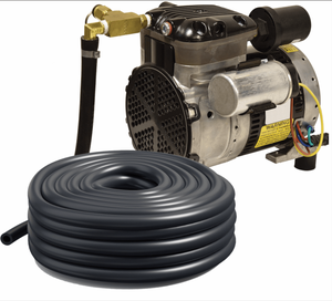 Zelf Zinkende Pvc-Verzwaarde Luchtslang Met Klemmen En Slangzendingen Duurzame Vijver Buizen Voor Diffuus Beluchtingssysteem 3/8 "100ft Rol - Product Image 2