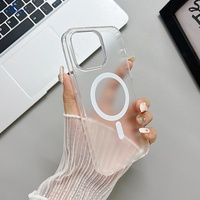 Coque transparente magnétique pour iPhone 17/17 Pro, coque transparente pour iPhone 18, coque transparente pour iPhone 15 Pro Max