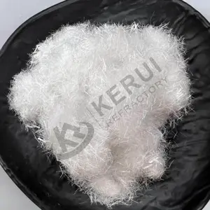 Mélange de fibres réfractaires anti-déflagrantes KERUI avec ciment coulable pour four