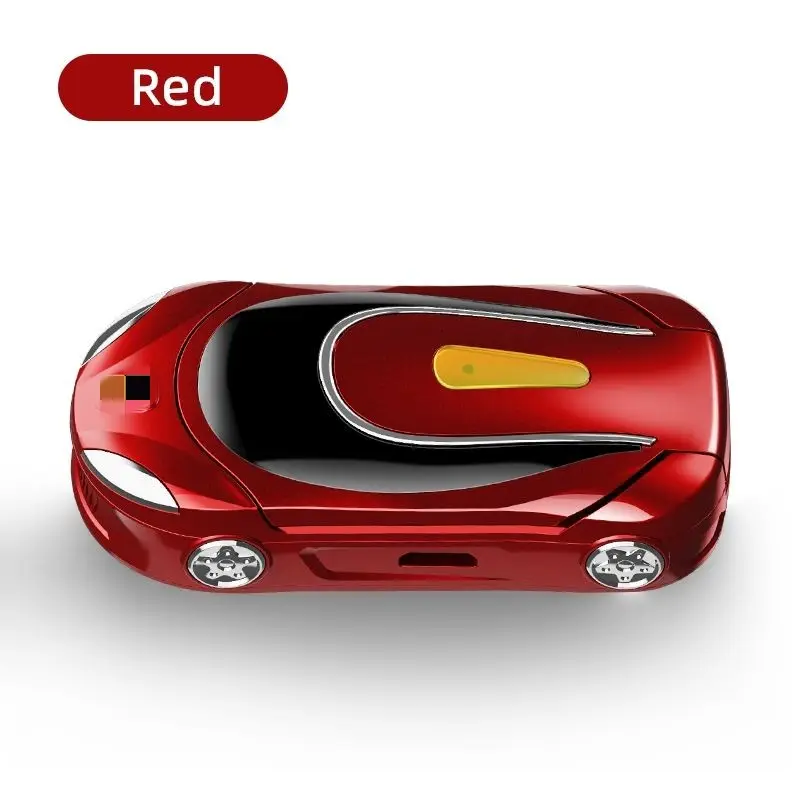 F18 फ्लिप मिनी मोबाइल गाड़ी प्रकार सेल फोन खेल मोबाइल फोन 1.08 इंच स्क्रीन लक्जरी कार के आकार का मिनी छोटे से फोन