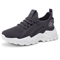 Chaussures de sport respirantes personnalisées bon marché pour la marche baskets compensées pour femmes vente en gros en usine