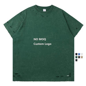 T-Shirt da <span class=keywords><strong>uomo</strong></span> con stampa personalizzata con cialda 300G di cotone Oversize stile Streetwear t-Shirt da <span class=keywords><strong>donna</strong></span> - Product Image 1